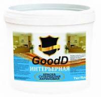 Краска ВД GoodD акриловая интерьерная 7кг.