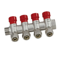 VIER-Kollektor-regul-1'x16-4-vyh